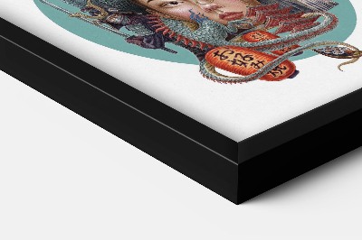 Schilderij met zwarte lijst Tokio