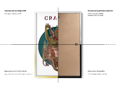 Schilderij met witte lijst Krakau