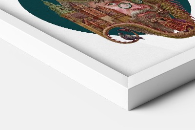 Schilderij met witte lijst Krakau