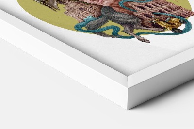 Schilderij met witte lijst Rome