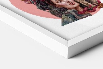 Schilderij met witte lijst Parijs