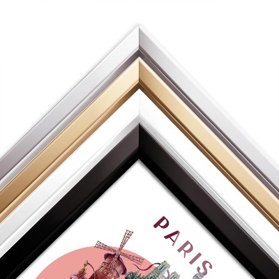 Schilderij met witte lijst Parijs