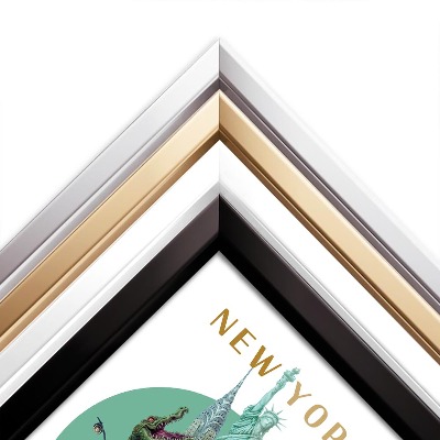 Schilderij met witte lijst New York