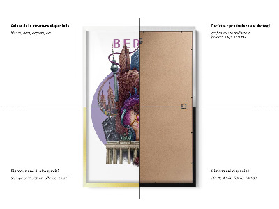 Schilderij met witte lijst Berlijn