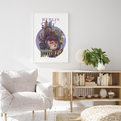 Schilderij met witte lijst Berlijn