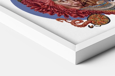 Schilderij met witte lijst Barcelona