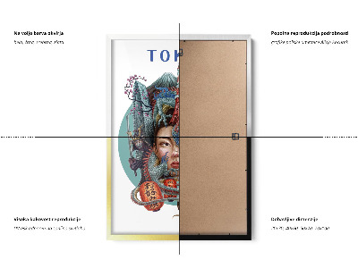 Schilderij met witte lijst Tokio