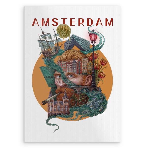 Schilderij Amsterdam