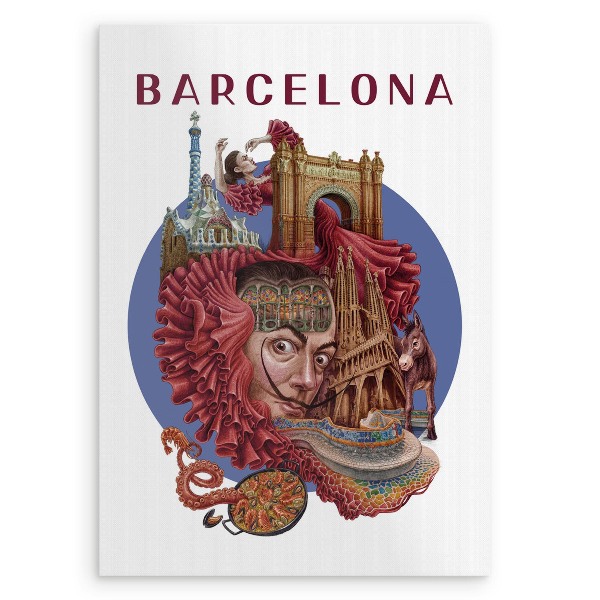 Schilderij Barcelona