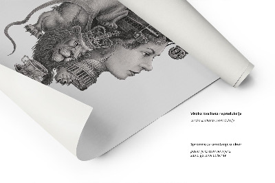 Schilderij Londen Zwart-Wit