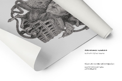 Schilderij Rome Zwart-Wit