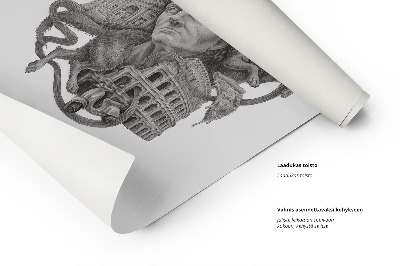 Schilderij Rome Zwart-Wit