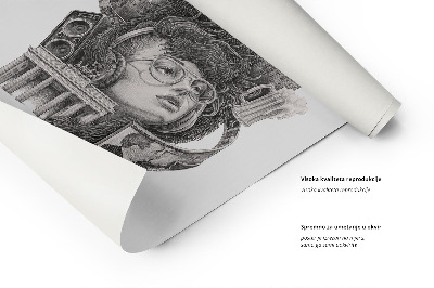 Schilderij Berlijn Zwart-Wit