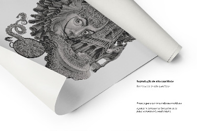 Schilderij Barcelona Zwart-Wit