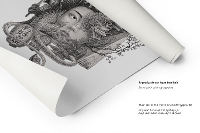 Schilderij Tokio Zwart-Wit