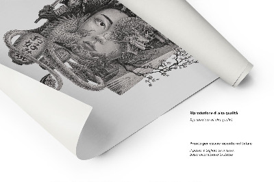 Schilderij Tokio Zwart-Wit