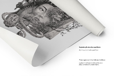 Schilderij Tokio Zwart-Wit