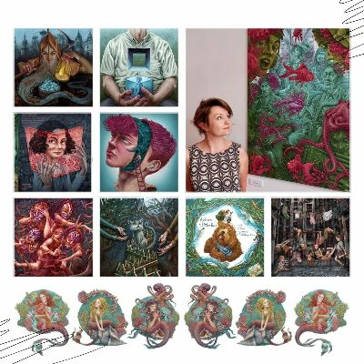 Schilderij met witte lijst Rome Vintage