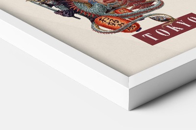 Schilderij met witte lijst Tokio Vintage