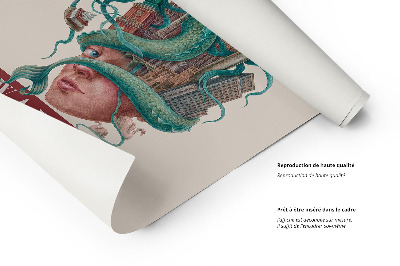 Schilderij Warschau Vintage