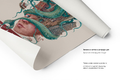 Schilderij Warschau Vintage