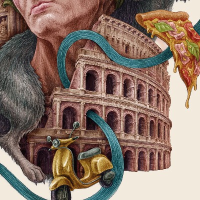 Schilderij Rome Vintage