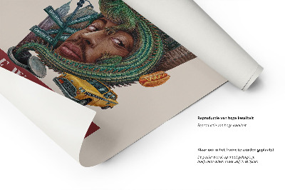 Schilderij New York Vintage