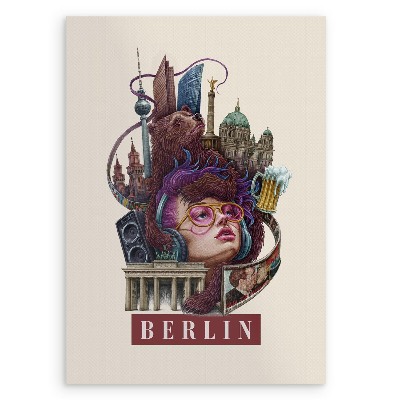 Schilderij Berlijn Vintage