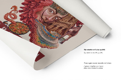 Schilderij Barcelona Vintage