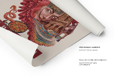 Schilderij Barcelona Vintage