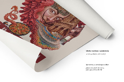 Schilderij Barcelona Vintage