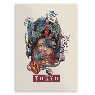 Schilderij Tokio Vintage
