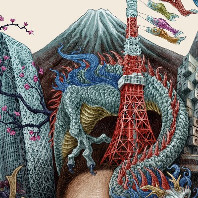 Schilderij Tokio Vintage