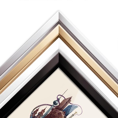 Schilderij met zwarte lijst Berlijn Vintage