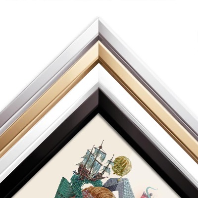 Schilderij met zwarte lijst Amsterdam Vintage