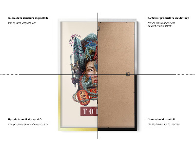 Schilderij met zwarte lijst Tokio Vintage