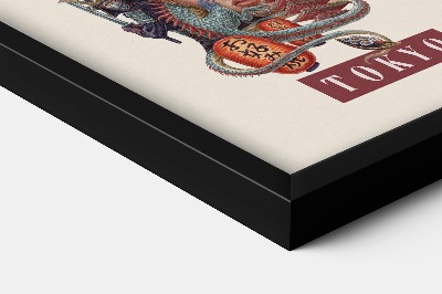 Schilderij met zwarte lijst Tokio Vintage