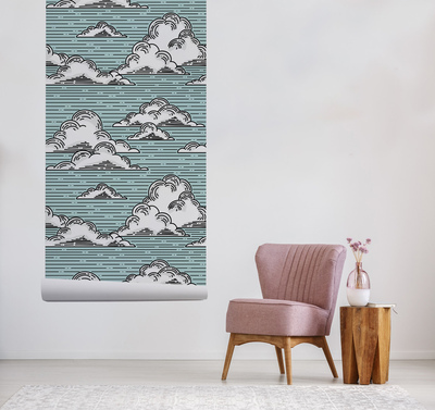 Fotobehang Sprookjesachtige wolken