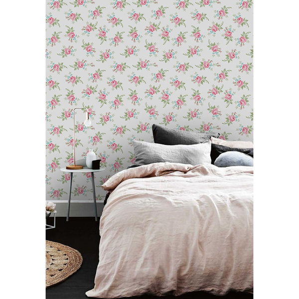 Fotobehang Bloemenregen