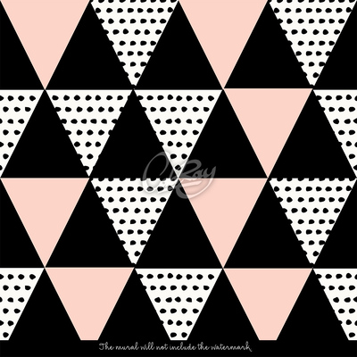 Fotobehang Abstracte driehoeken