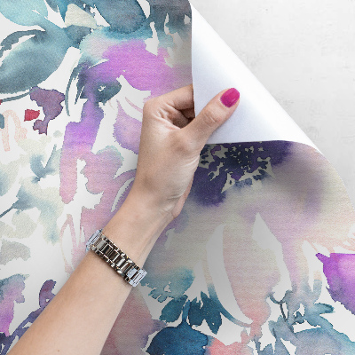 Fotobehang Aquareltuin