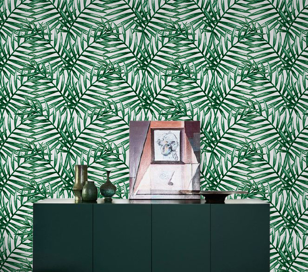 Fotobehang Palm tapijt