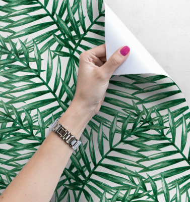 Fotobehang Palm tapijt