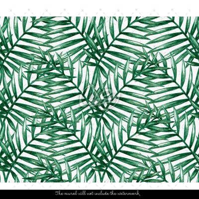 Fotobehang Palm tapijt