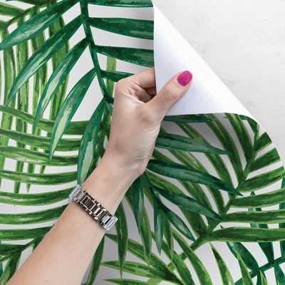 Fotobehang De aangename schaduw van palmbladeren