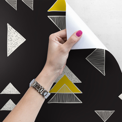 Fotobehang Extravagante driehoeken