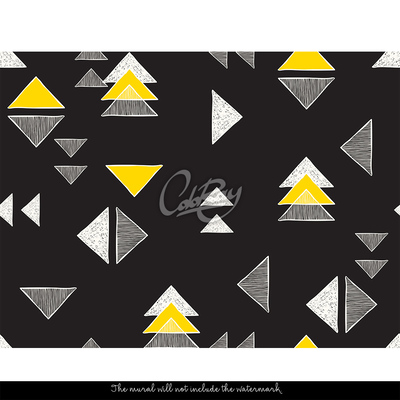 Fotobehang Extravagante driehoeken