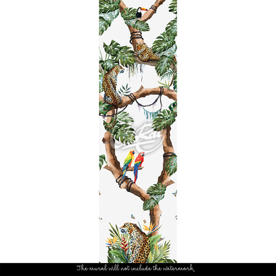 Fotobehang Het tropische jungleboek