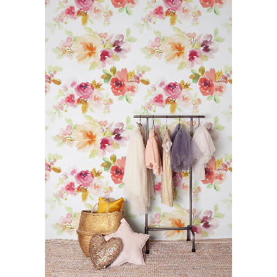 Fotobehang Zoete vintage bloemen