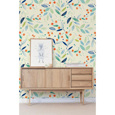 Fotobehang Veelkleurige twijgen